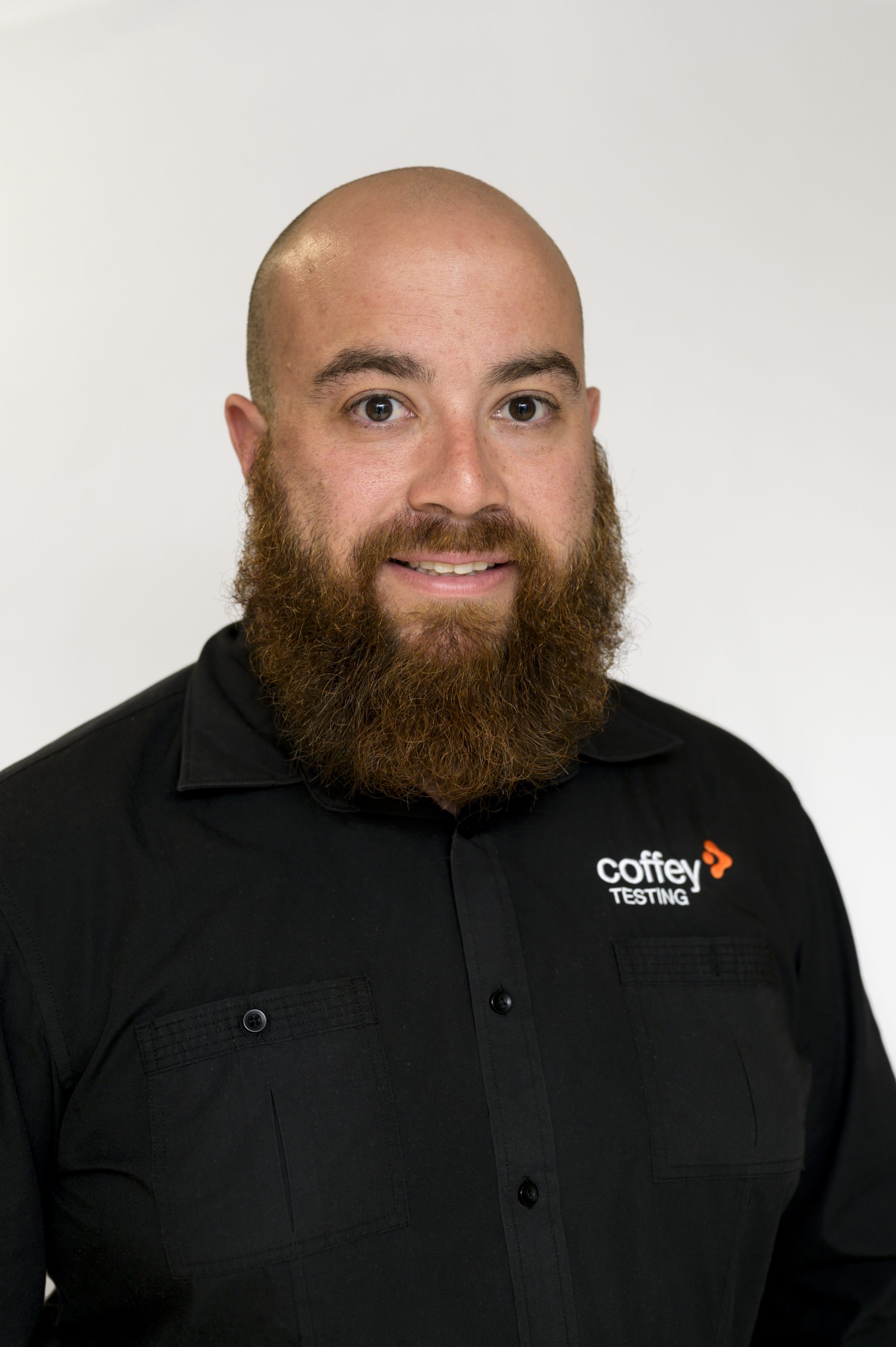 Luke Redmond, expert technician at Coffey Testing, with extensive experience in soil testing and materials testing