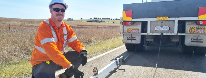 Benkelman Beam Deflection Monitoring in Quialigo