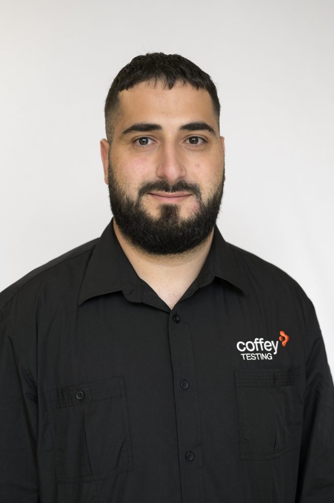 Jhorden Minutillo, Manager of Coffey Testing’s Victoria and South Australia operations, with extensive experience in CMT, leading large-scale projects across mining, transport, public utilities, and residential sectors