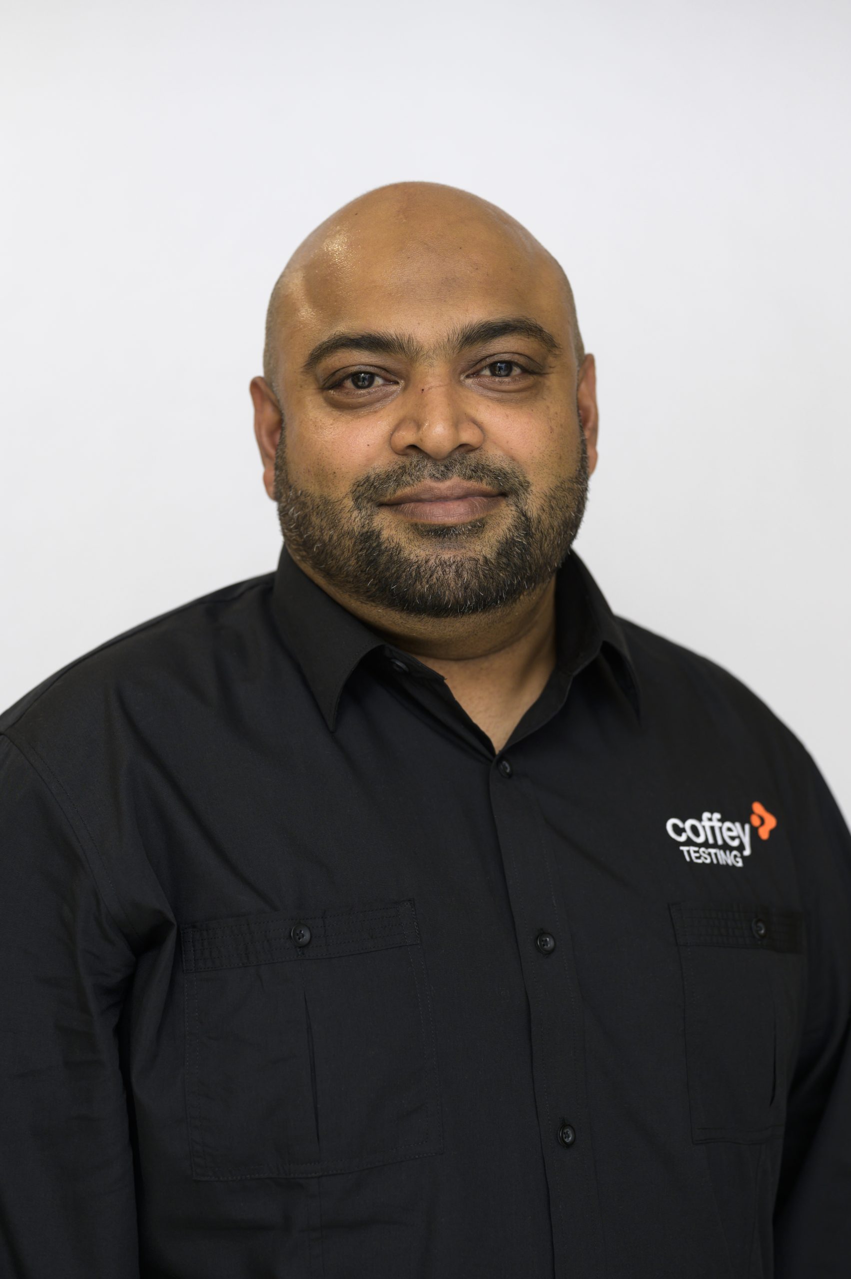 Naushad Ali, Earthworks Manager at Coffey Testing, with over 20 years of experience in construction materials testing and major project management.