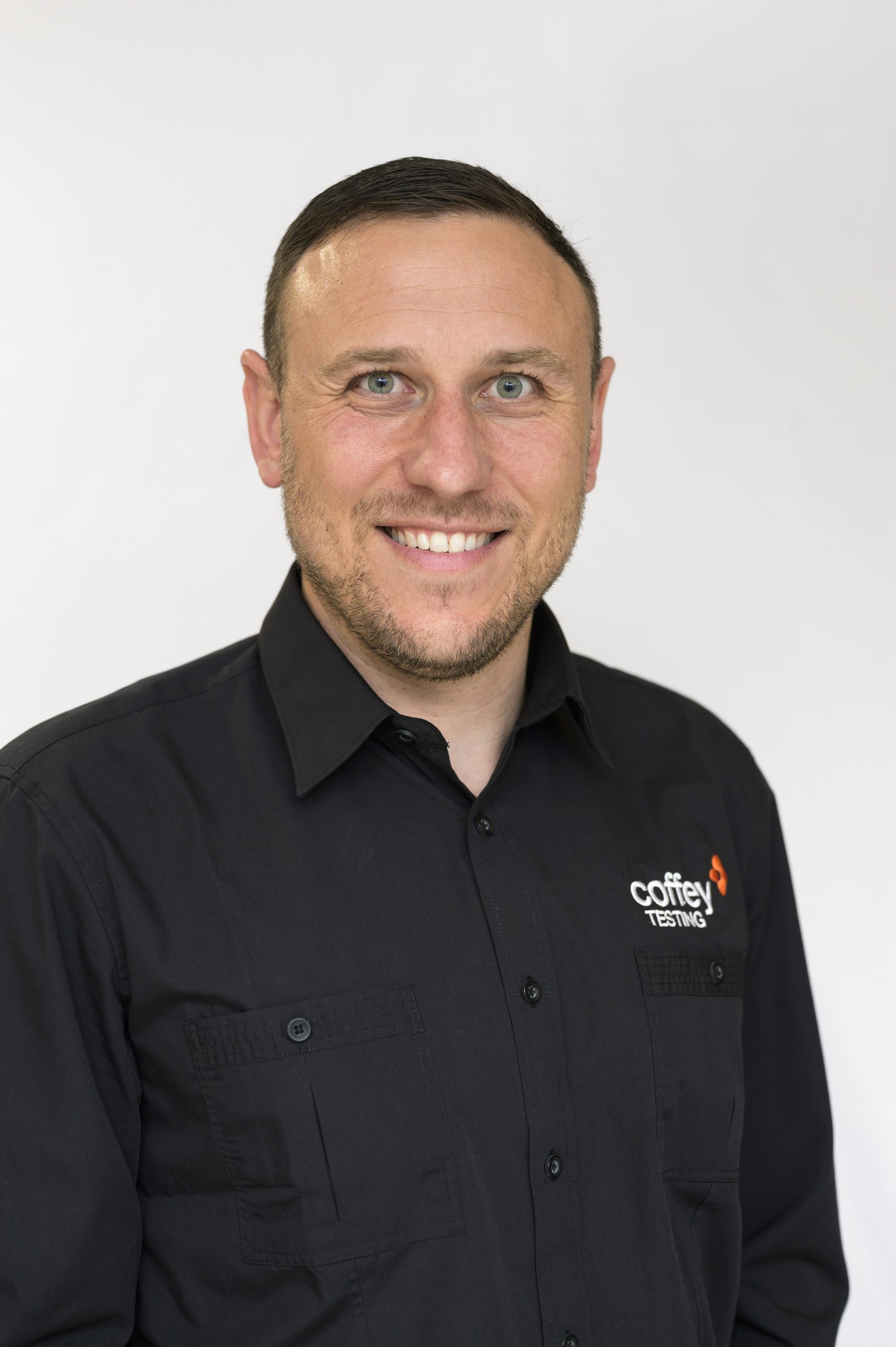 Jason McGurgan, Canberra Laboratory Manager at Coffey Testing, with expertise in soil, concrete, and aggregate testing for infrastructure and civil projects.