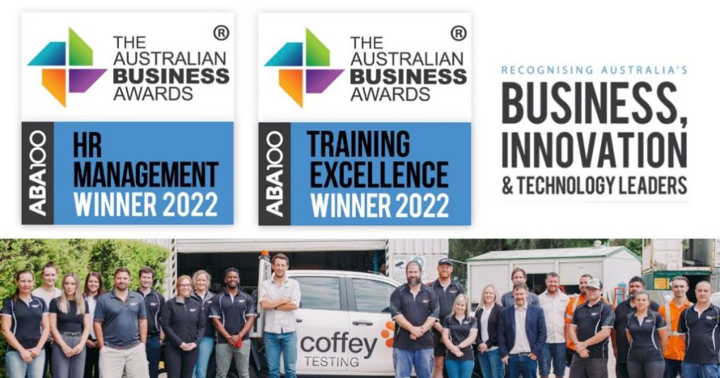 Coffey Testing Wins Two ABA100 Awards