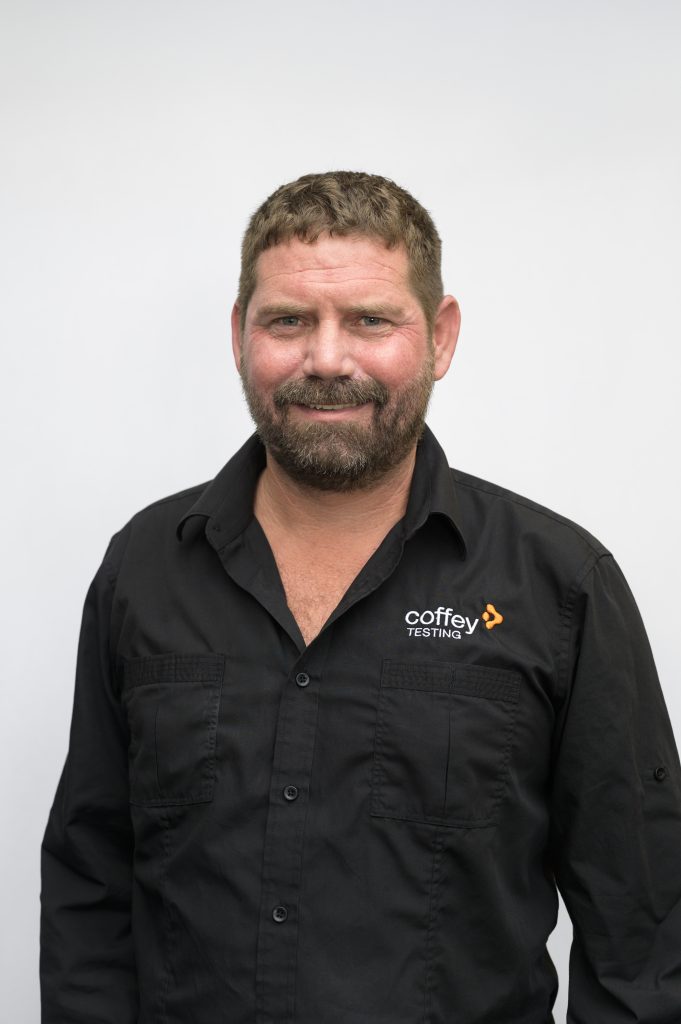 Colin Scott, Operations Manager NT/QLD at Coffey Testing, overseeing construction materials testing in Northern Australia.