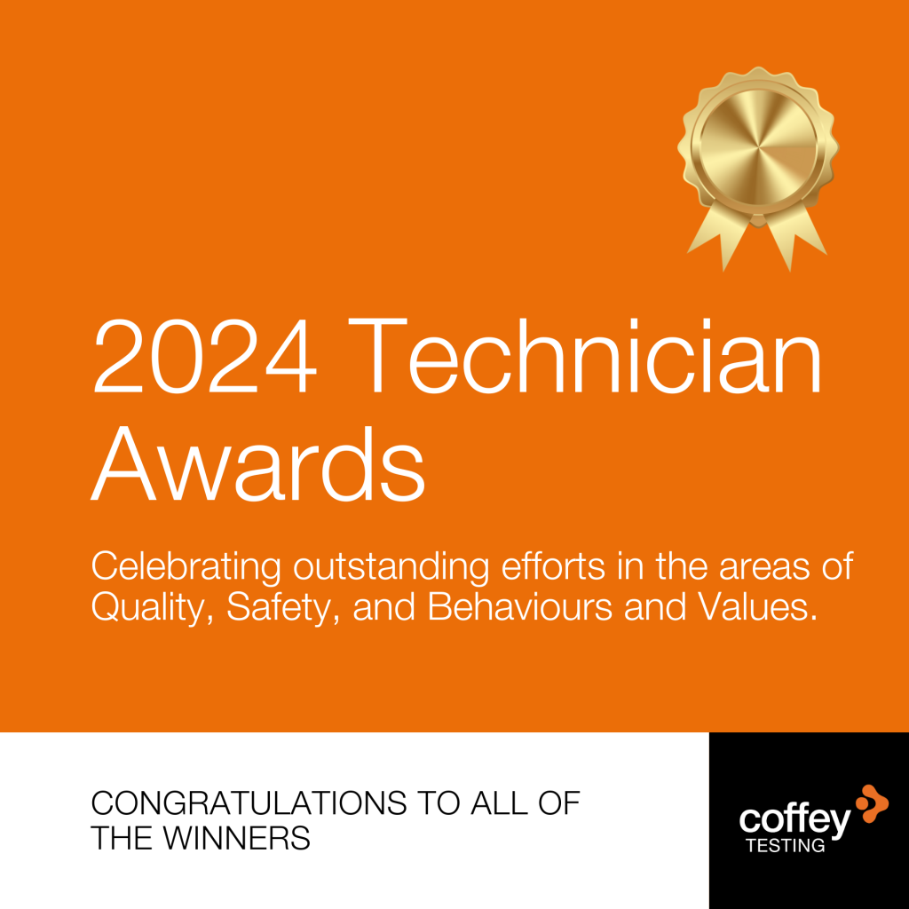 Coffey Testing 2024 Technician Award Winners